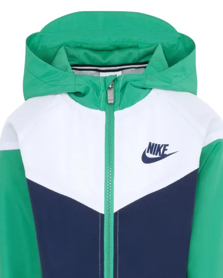 Coupe vent Garcon Nike 0 7 ans WINDRUNNER Vert Sport 2000 Ref 8UC663 E5D