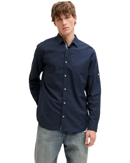 Chemise Homme JJHENRY Mix Slub LS