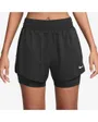 Short Femme W NK ONE DF HR 3IN 2N1 SHORT Noir