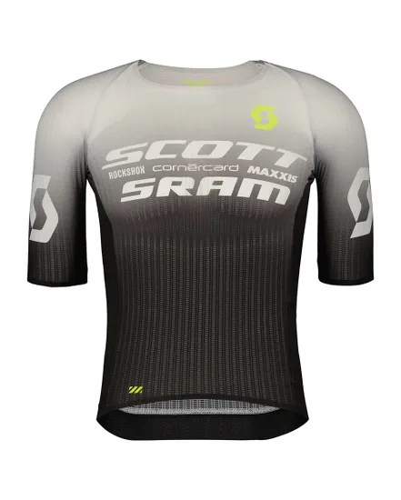 Maillot manches courtes Homme RC SCOTT-SRAM RACE Noir/Blanc