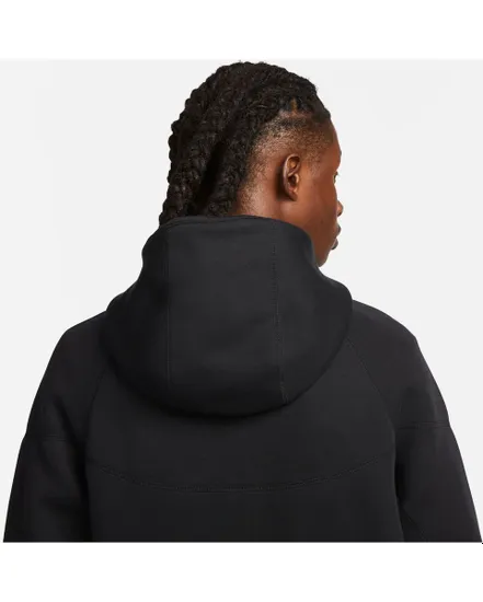 Sweat zip capuche Homme M NK TCH FLC FZ WR HOODIE Noir