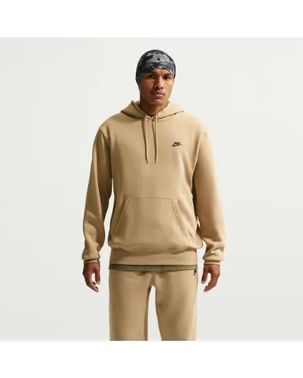 Sweat à capuche Homme M NK CLUB BB PO HOODIE Beige