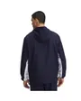 Sweat zip à capuche Homme UA RIVAL WVN WINDBREAKER Bleu