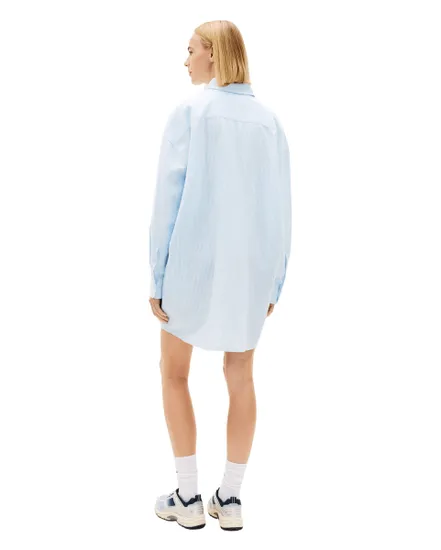 Robe Chemise Femme TJW Linen Shirt Dress Ext