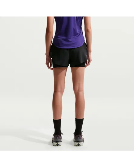 Short Femme W NK FLOW DF HR 2N1 SHRT Noir