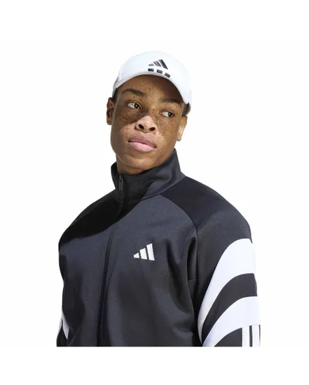 Sweat col zip Homme M TIRO TT Noir