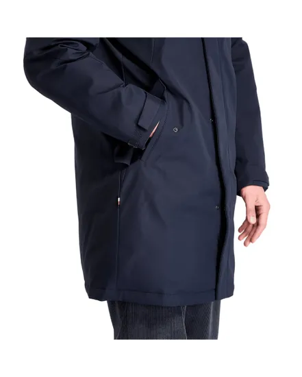 Parka déperlante Homme TECH HOODED PADDED PARKA Bleu Marine