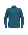 Haut col zip Homme MID LAYER 1/2 ZIP BESSO Bleu