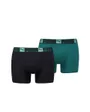 Lot de 2 Boxers Homme Logo Block