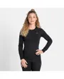 T-shirt manches longues et col rond Femme ACTIVE WARM ECO Noir