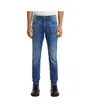 Jean Homme REVEND SKINNY Bleu Moyen Medium Indigo Aged