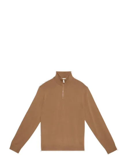 Pull Homme Laine Mérinos 1/4 Zip