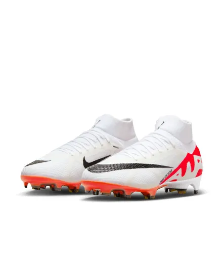 Crampons de football Homme ZOOM SUPERFLY 9 PRO FG Blanc