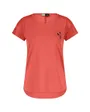 Maillot manches courtes Femme TRAIL FLOW DRI Rouge clair