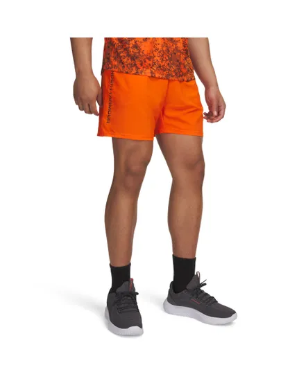 Short Homme UA TECH WOVEN WORDMARK SHORT Orange