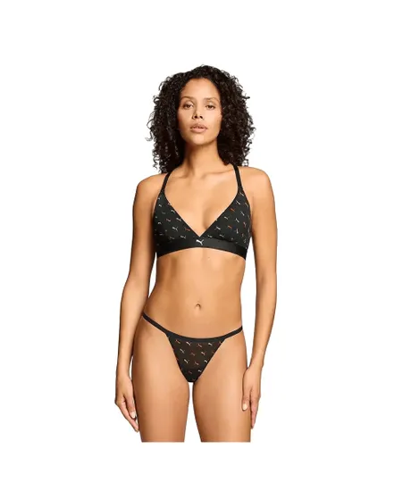 Top Femme Imprimé Mesh Triangle