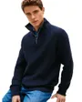 Pull Homme Fisherman Rib Zip Mock