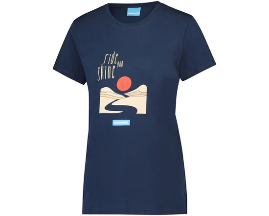 T-shirt manches courtes Femme GRAPHIC Bleu Marine