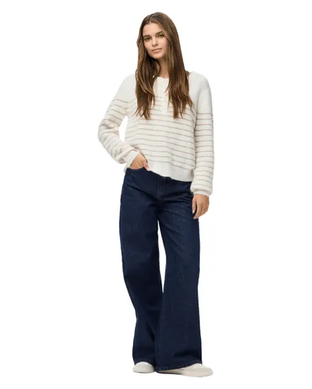 Pull Tricoté Femme PCJIBE LS O Neck Knit FC