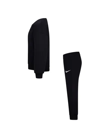 Ensemble de survetement Jeune enfant NKN ESSENTIAL FLEECE CREW SET Noir