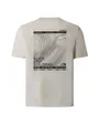 T-shirt Homme M TOPOGRAPHIC FOUNDATION SS TEE Blanc