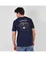 TEE SHIRT MANCHES COURTES GRAPHIQUE Homme Bleu