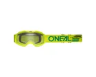 Masque de VTT Enfant B-10 SOLID Jaune Fluo/Transparent