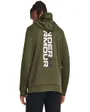 Sweat à capuche Homme UA ARMOUR FLEECE GRAPHIC HD Vert