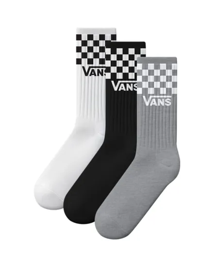 Lot de 3 paires de chaussettes Homme CLASSIC CHECK CREW Noir