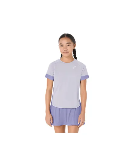 Débardeur Tennis Fille Haut Manches Courtes