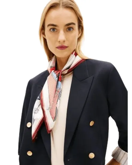 Foulard Homme Flag Floral Silk