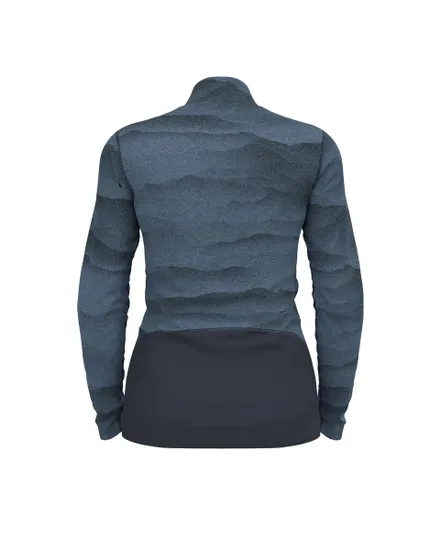 Haut col zip Femme BL TOP TURTLE NECK L/S HALF ZIP WHISTLER Bleu