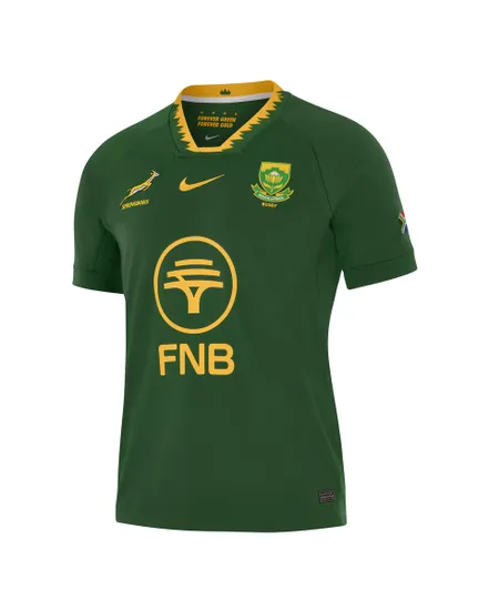 Maillot de rugby Homme SPRINGBOKS MENS NIKE STADIUM SS JERSEY HOME Vert