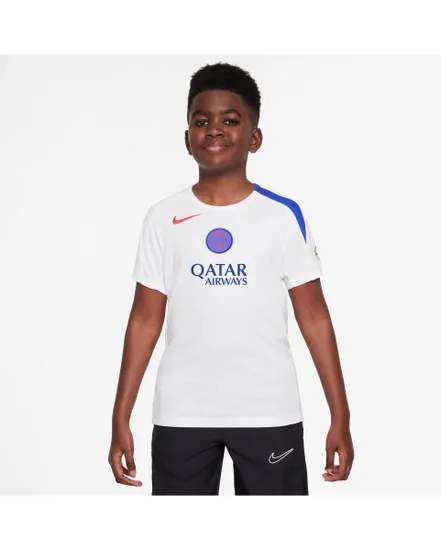Maillot de football Enfant plus agé PSG Y NK DF STRK SS TOP K 3R Blanc