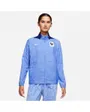 Veste de football Femme FFF W NK DF ANTHEM W Bleu