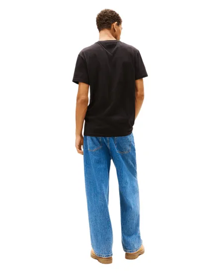 T-shirt col rond Homme REG CENTER FLAG Noir