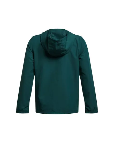 Sweat zippé à capuche Enfant UA SPORTSTYLE WINDBREAKER Vert