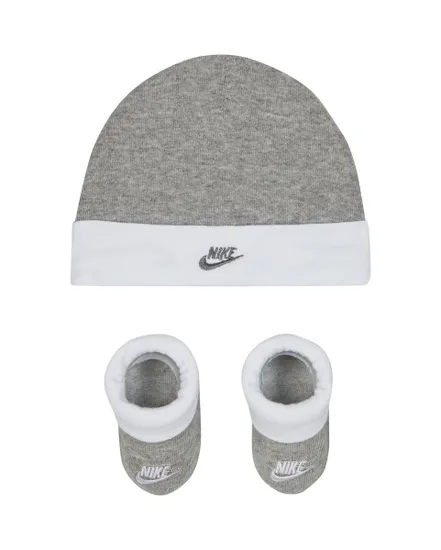 Ensemble bonnet / chaussons Enfant NHN NIKE FUTURA HAT AND BOOTIE Gris