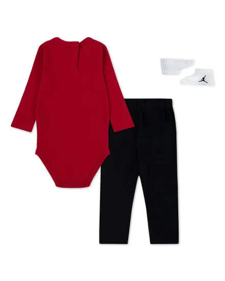 Ensemble 3 pièces Bébé JHN LONG SLEEVE ESST BOX SET Rouge