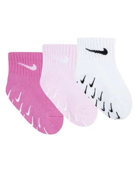Lot de 3 paires de chaussettes Enfant plus agé NHN 3PK INF/TODD GRIPPER QTR S Mu