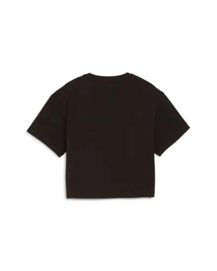 T-shirt Fille G LOGO CROP TEE Noir