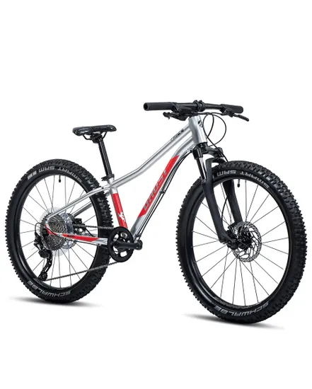 VTT Enfant KATO 24 PRO Argent/Rouge