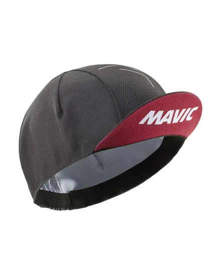 Casquette Unisexe ROADIE Carbone/Rouge Grenat