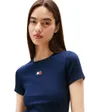 T-Shirt Femme TJW Slim Badge Rib Tee