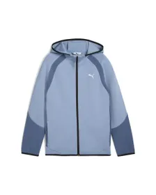 Sweat zip à capuche Enfant EVOSTRIPE FULL-ZIP H Bleu