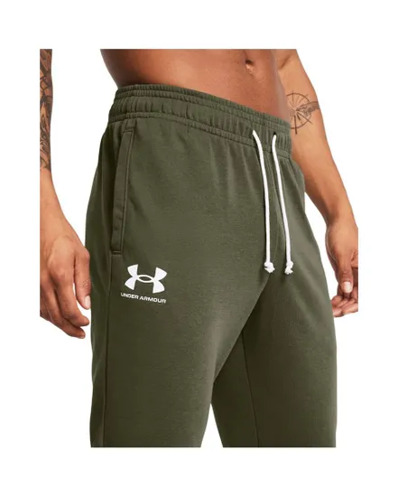 Pantalon de Jogging Homme UA RIVAL TERRY JOGGER Vert