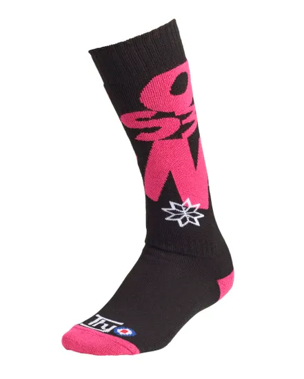 Lot 2 paires de chaussettes Fille LMB SKI DIAMOND Noir