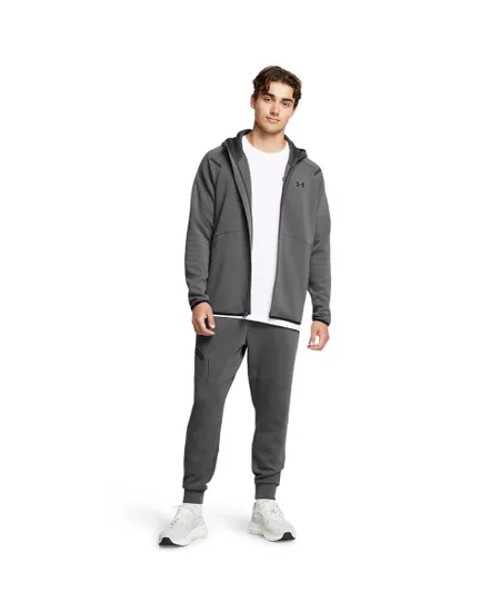 Pantalon de survetement Homme UA UNSTOPPABLE FLC JGR EU Gris