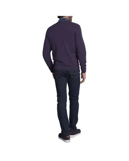 Pull col rond Homme TRANQUILLE Violet