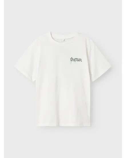T-shirt Enfant NKMNOTTI SS NREG TOP PS Blanc